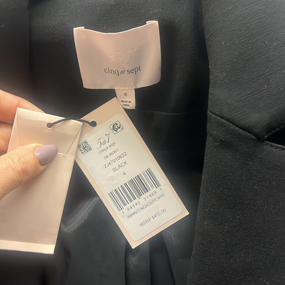Cinq a sept IDA JACKET cropped blazer Size 4 - Picture 2 of 5